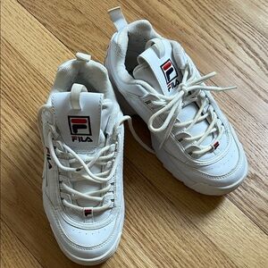 Fila Kid’s Classic White Sneakers